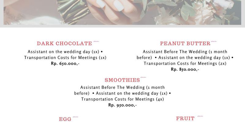 Wedding Personal Assistant